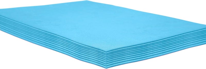 ACTIVITYYA Light Blue EVA Foam Sheets, 9 x 12 Inch, 2mm Thick Handicraft Foam Paper for Arts and Crafts, by - 10 Sheets - Image 1